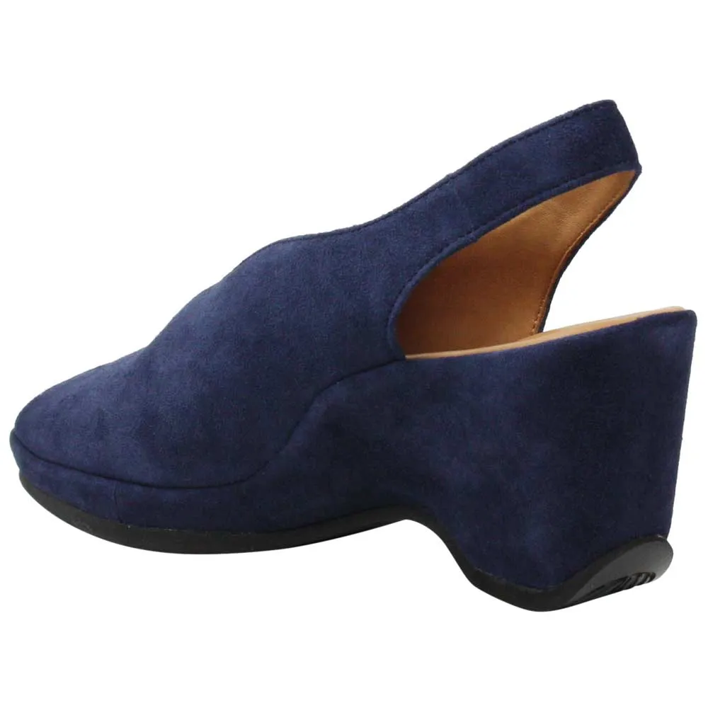 L'Amour Des Pieds Women's Odetta Navy Suede