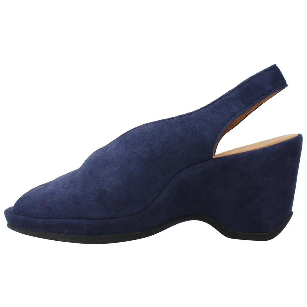 L'Amour Des Pieds Women's Odetta Navy Suede