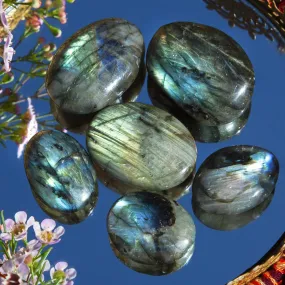 Large Labradorite Palm Stone