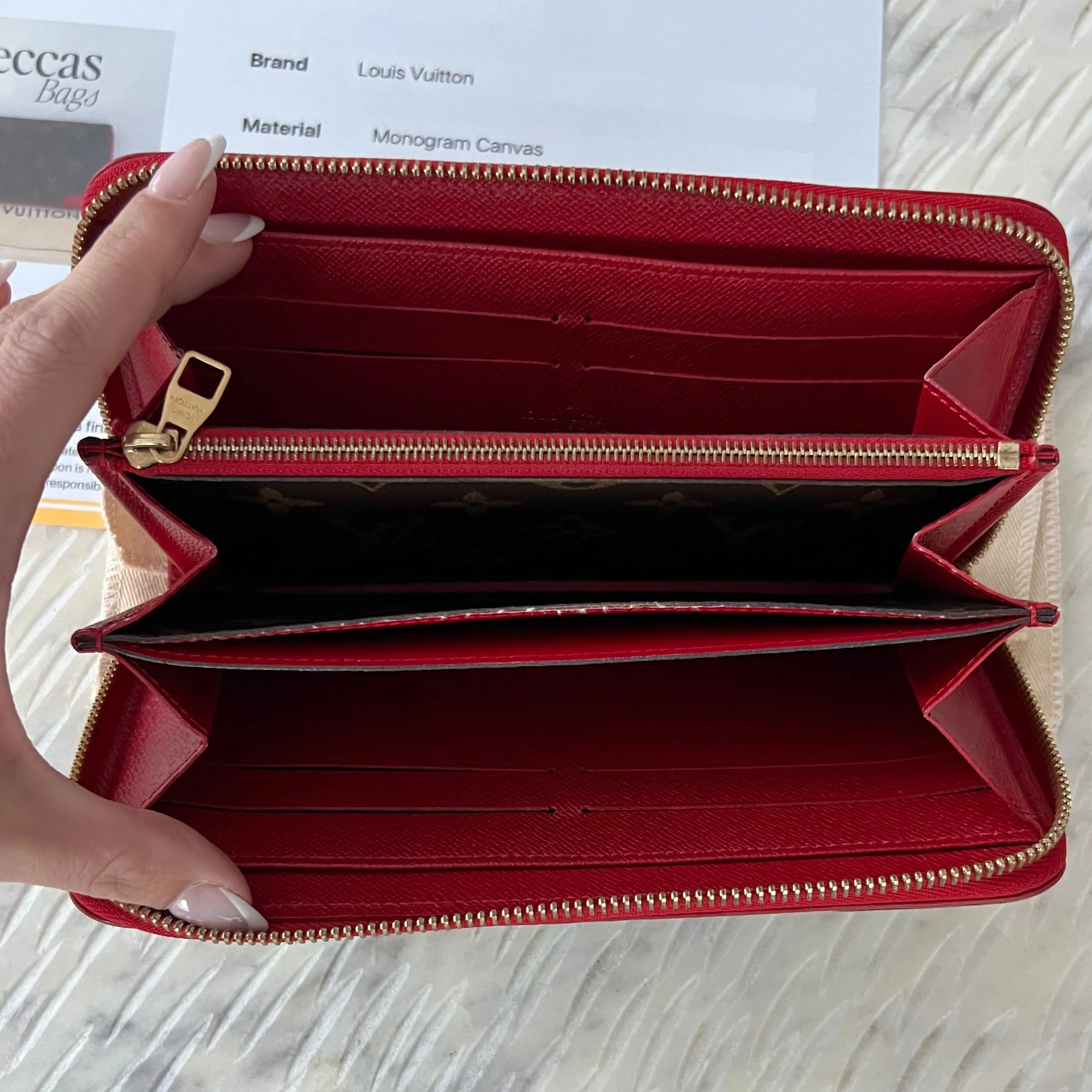 Louis Vuitton Retiro Zippy Wallet