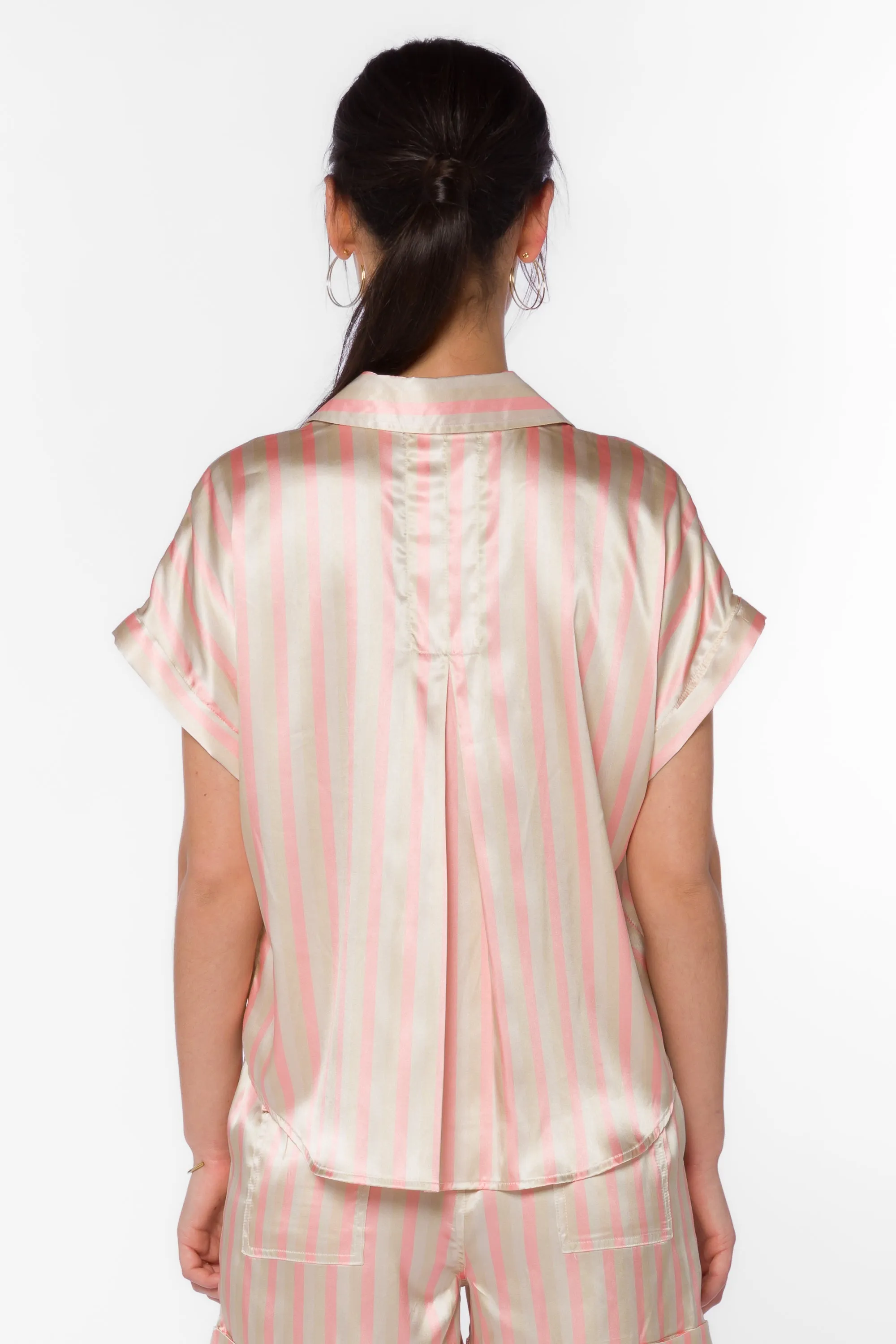 Marni Coral Stripe Shirt