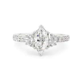 Marquise Cluster Diamond Ring