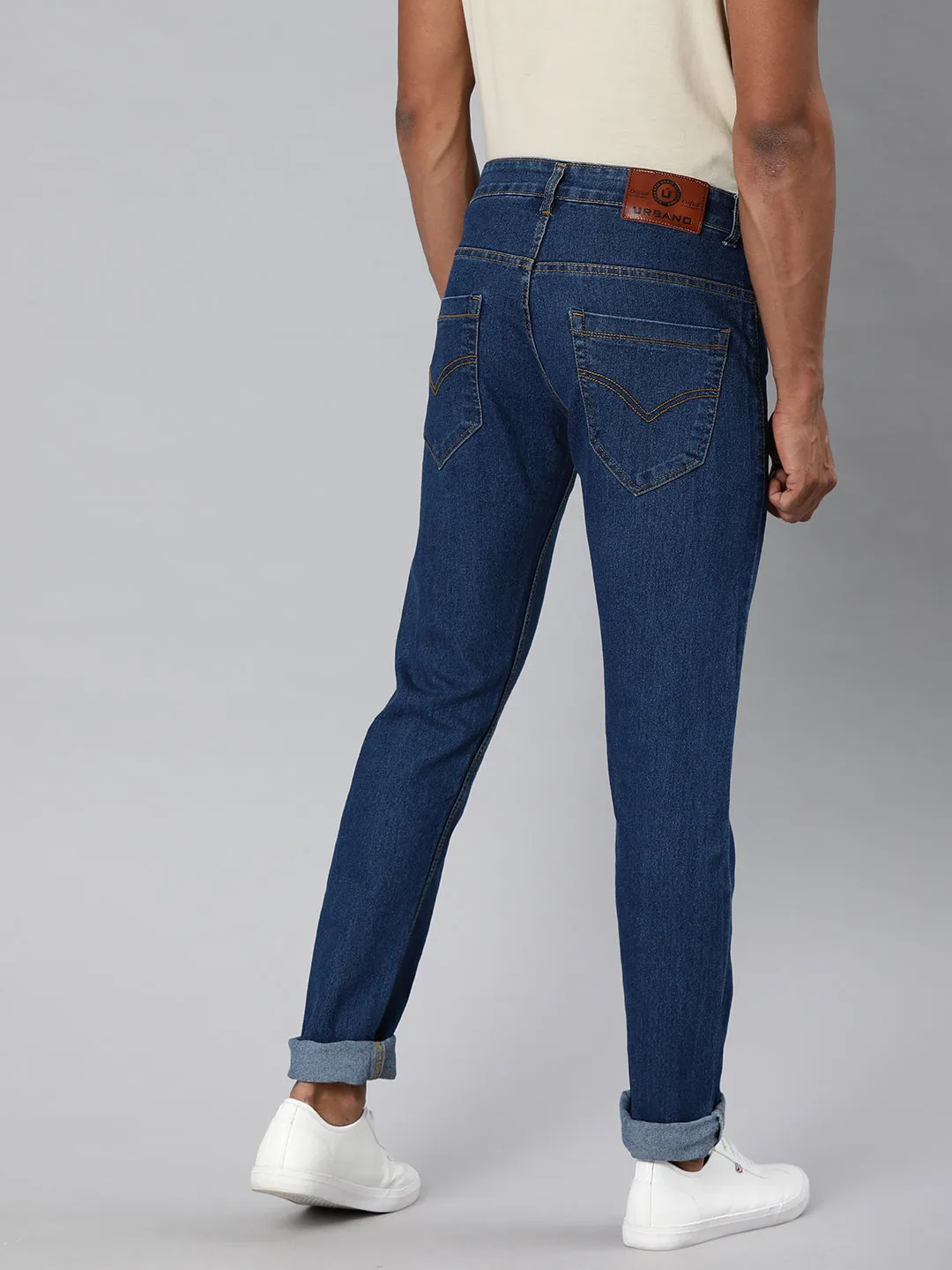 Men's Blue Slim Fit Denim Jeans Stretchable