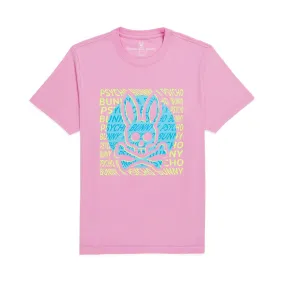 Mens Psycho Bunny Bengal Graphic Tee (Wild Rose)