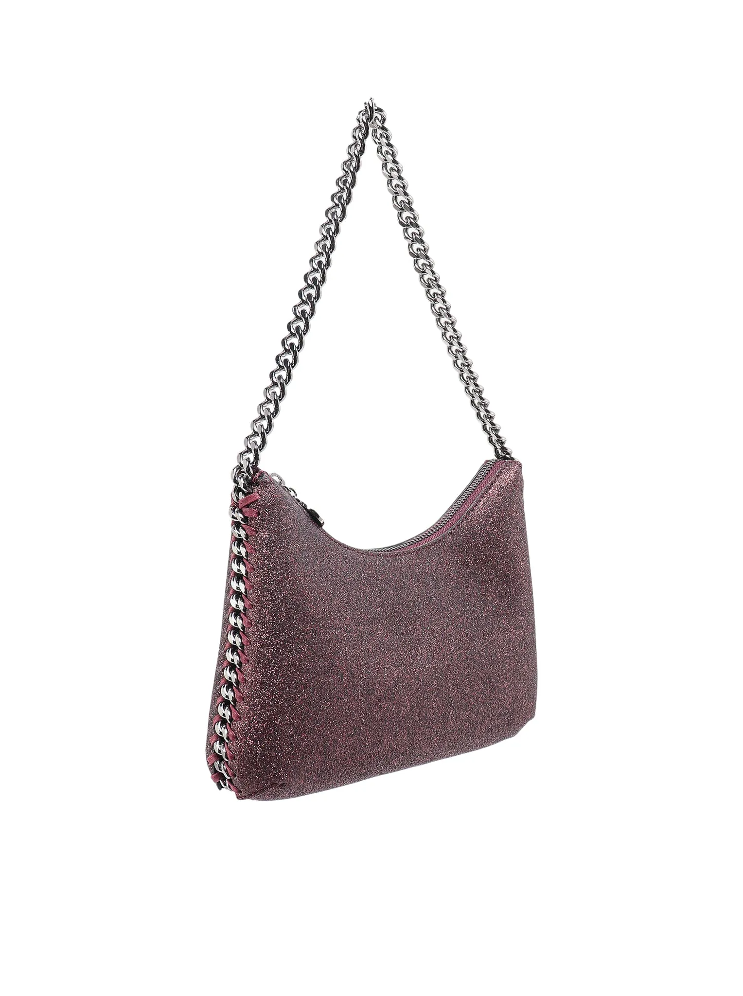 Mini Zip Shoulder Bag Glitter