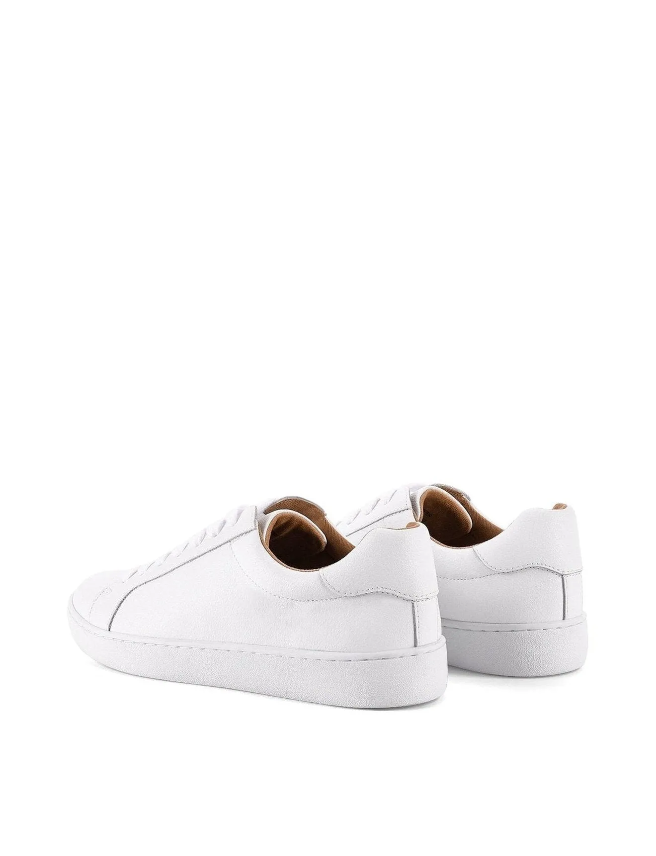 Monarch Leather Sneaker - White Leather