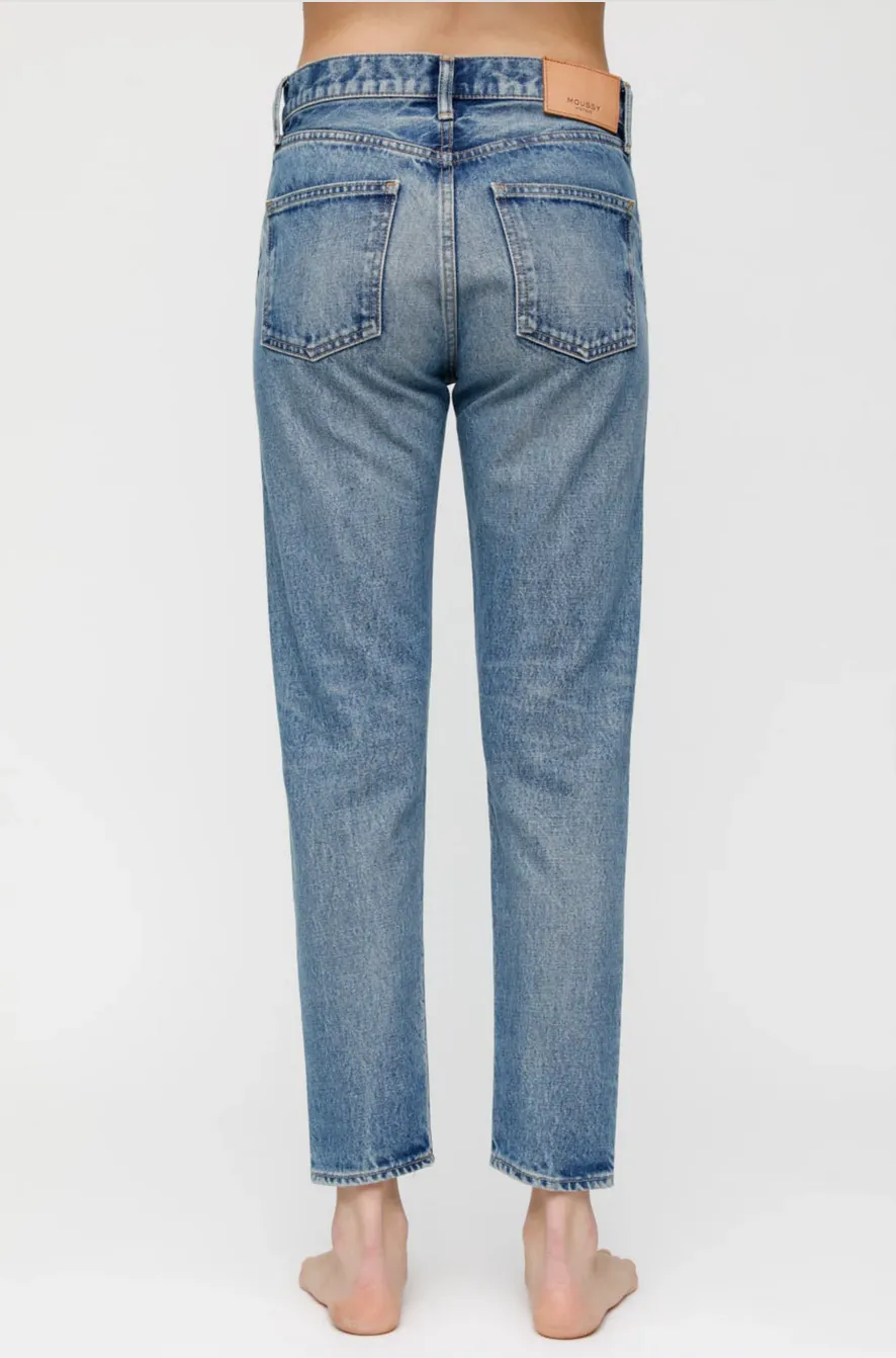 Moussy Vintage Kepner Tapered Hi- Waisted Jeans