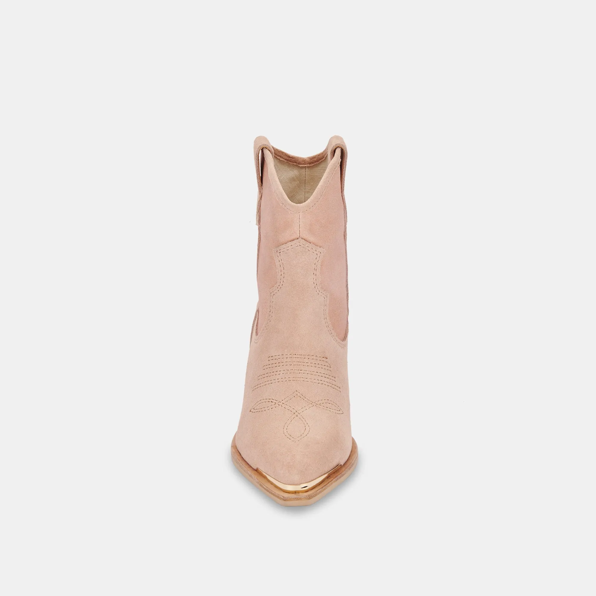 NASHE BOOTIES ROSE SUEDE re:vita