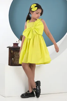 Neon Breeze Bow Dress