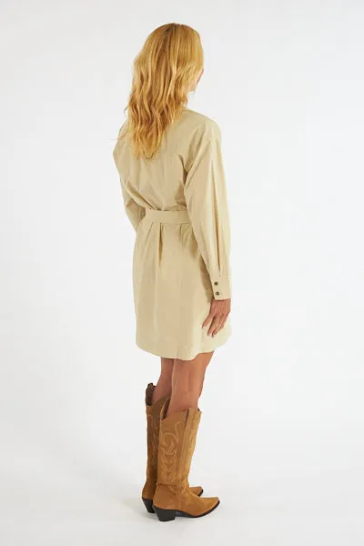 Rails Noor Trench coat-inspired mini dress - Tidal Foam