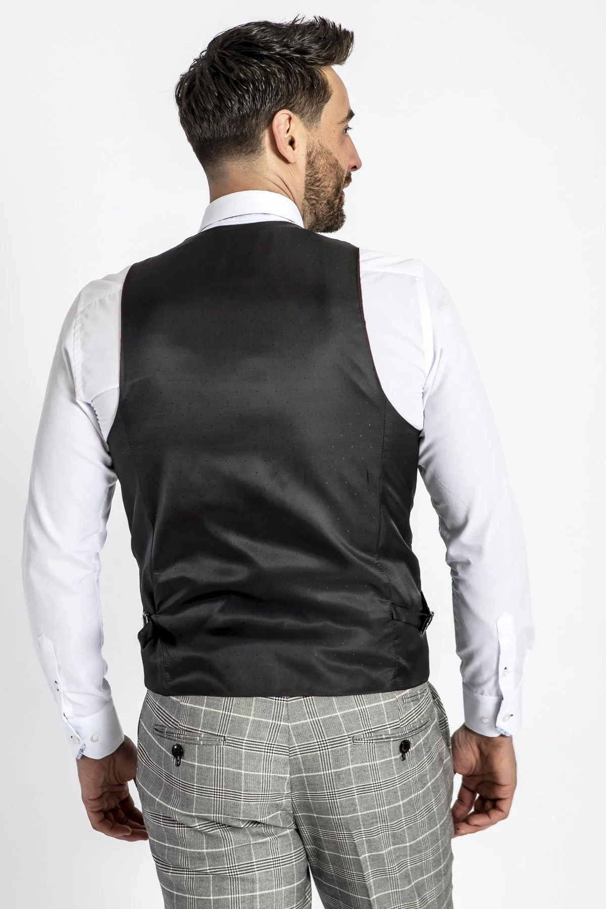 RAMBO - Black Formal Dress Waistcoat