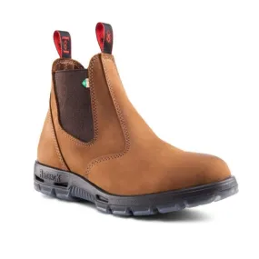 Redback Bobcat Unisex Slip On Steel Toe Work Boot -  PSBHT Tussock