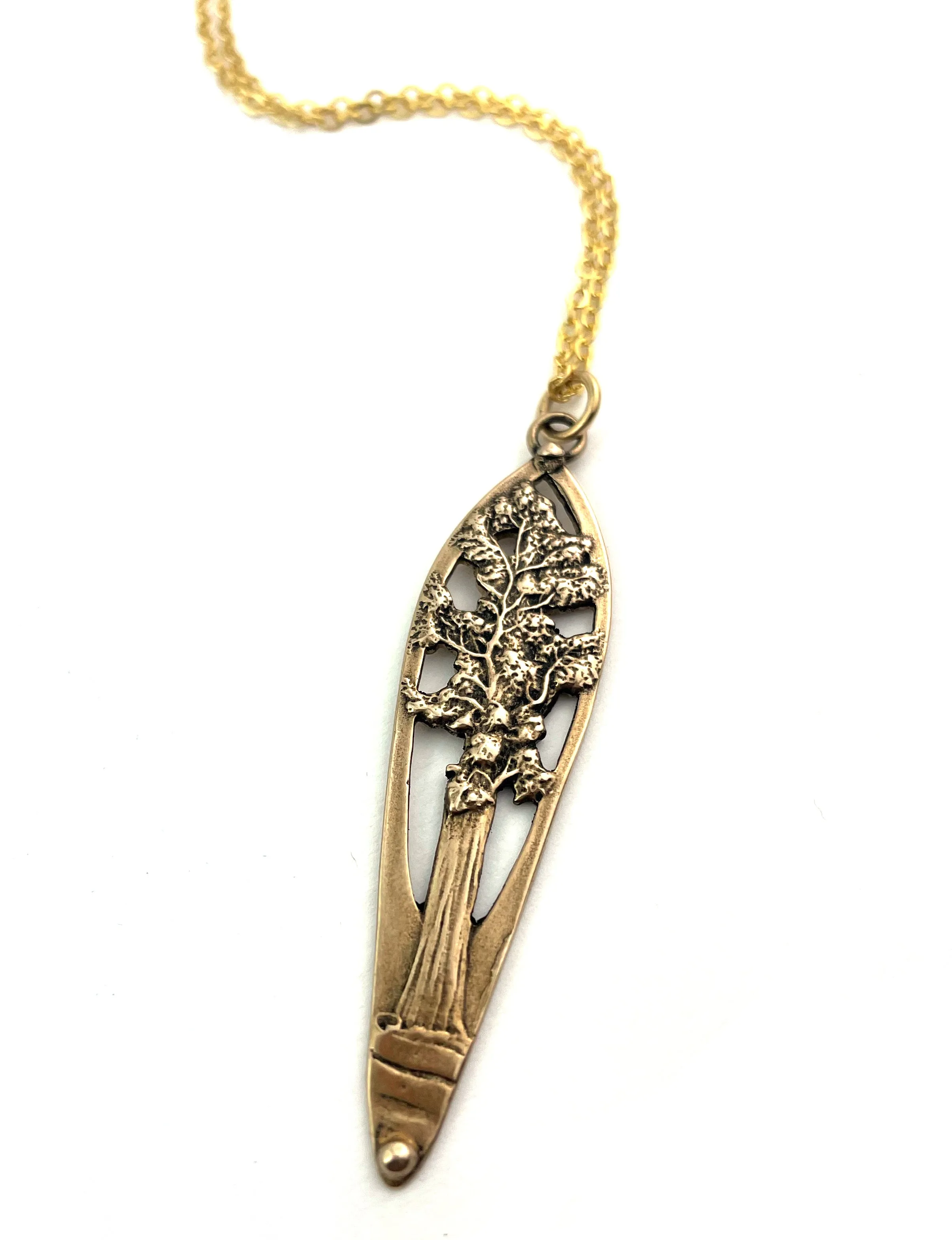 REDWOOD TREE Necklace - Bronze