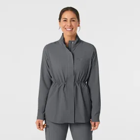 RENEW Women's Convertible Hood Fashion Jacket - Pewter