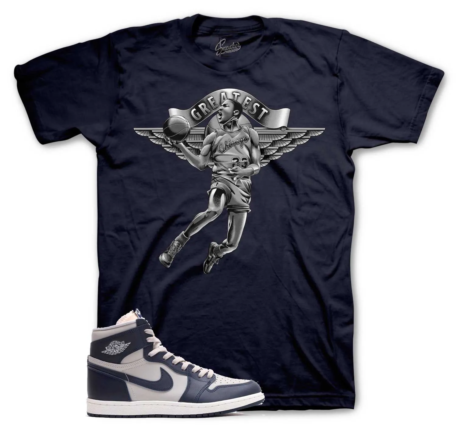 Retro 1 Georgetown 85 Greatest Statue Shirt