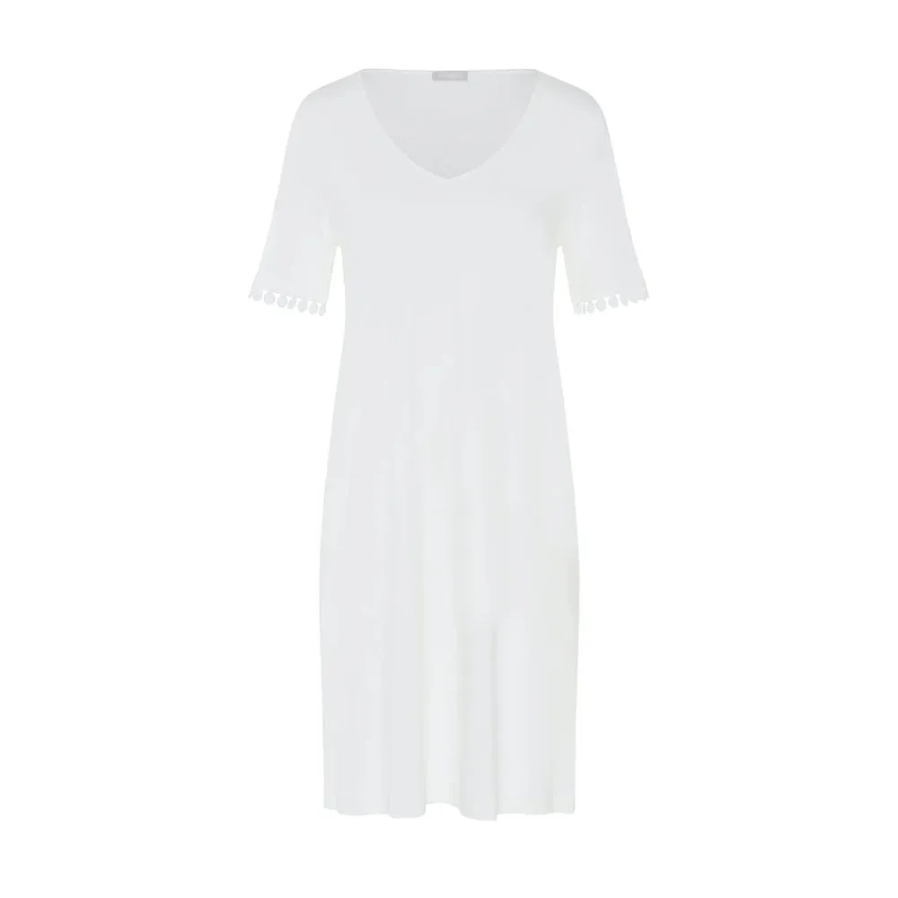 Rosa Off White Short Sleeve Nightdress