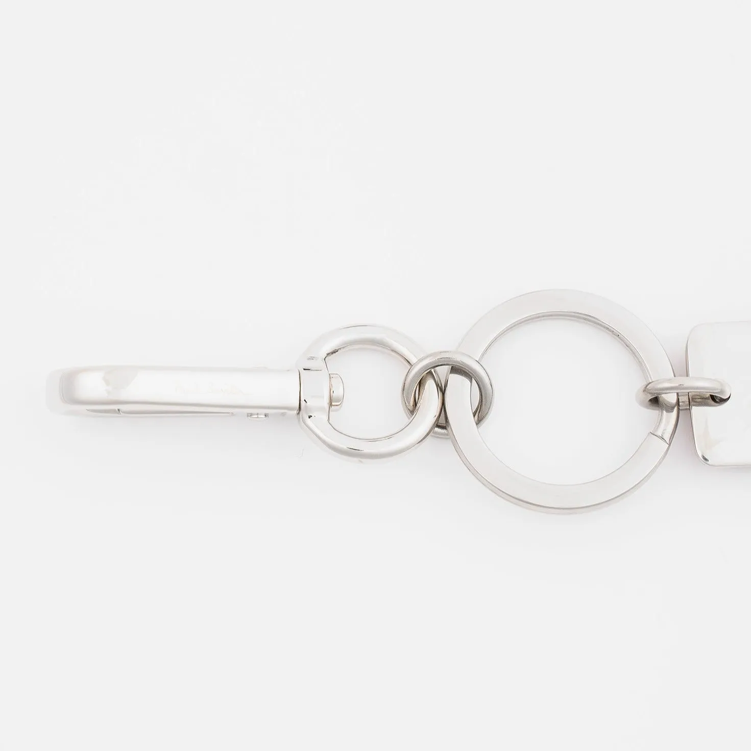 'Signature Stripe' Tag Keyring | Multicolour