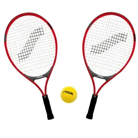 Stiga Minitennis Set 2 TECH 21 boys' rackets, 1 soft ball, SG-60 support net