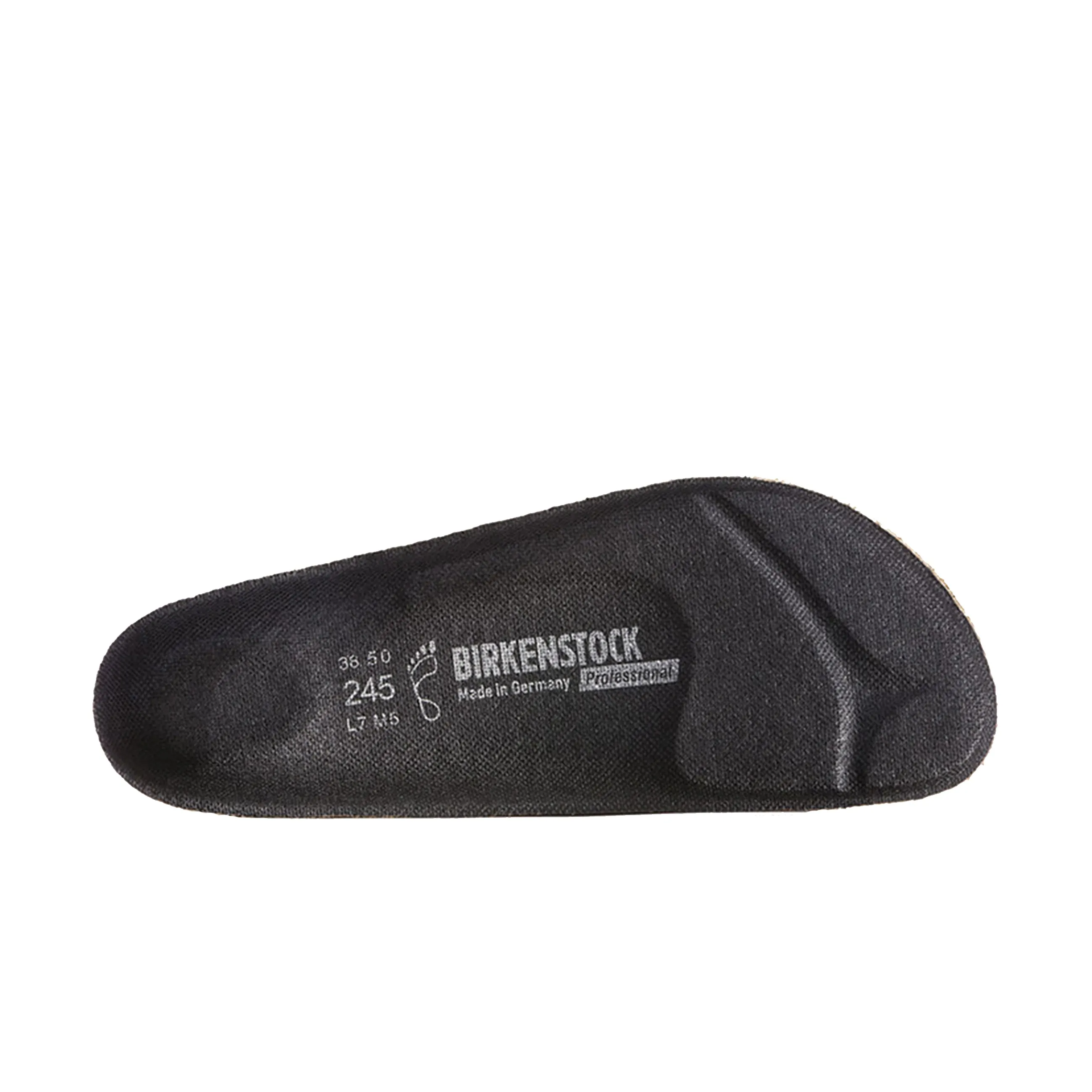 Super Birki Footbed Black Textile