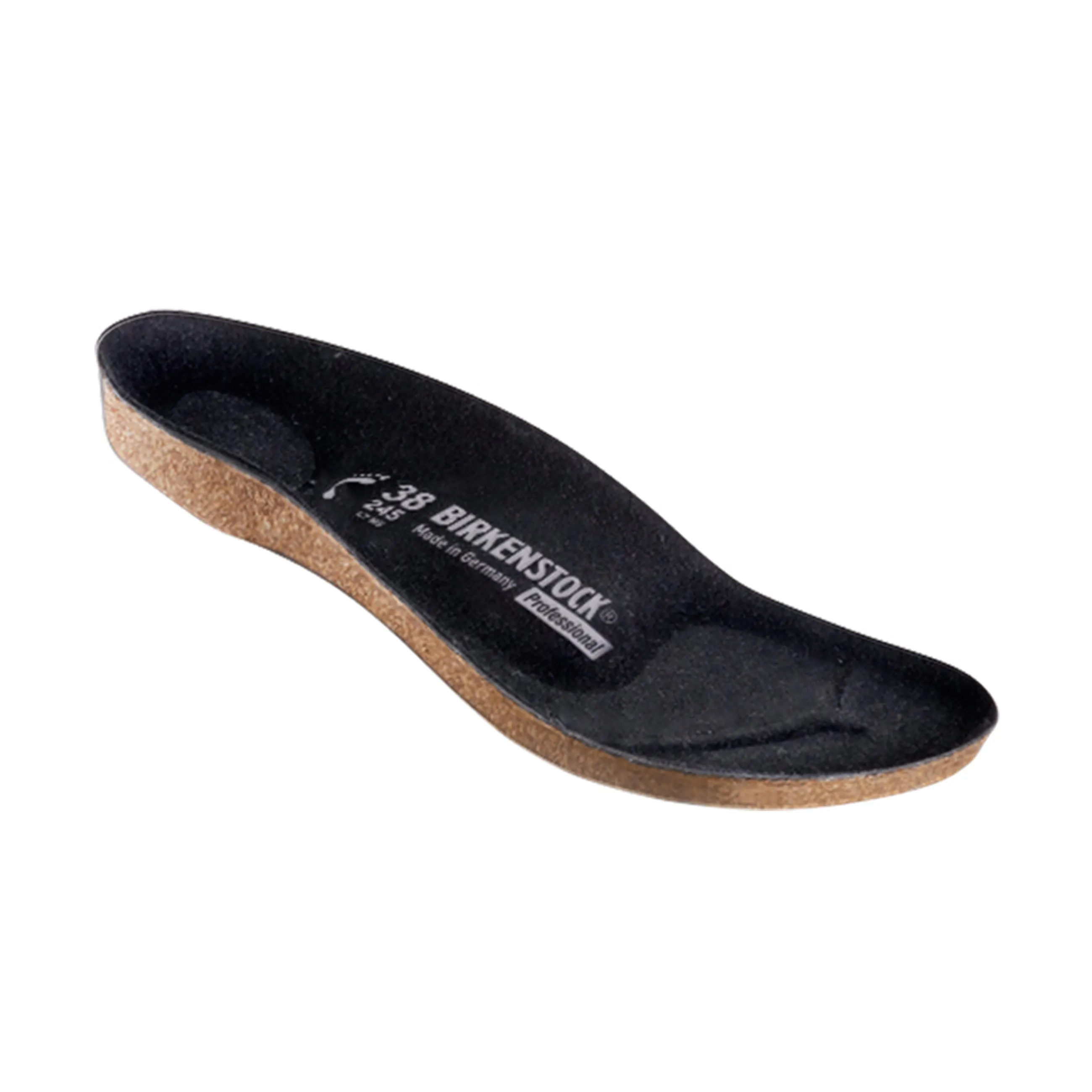 Super Birki Footbed Black Textile