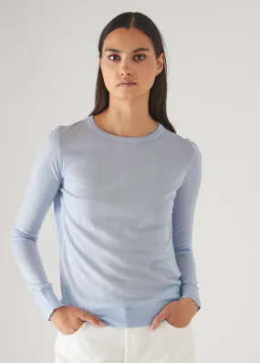 SUPERFINE MERINO LYOCELL CREWNECK SWEATER