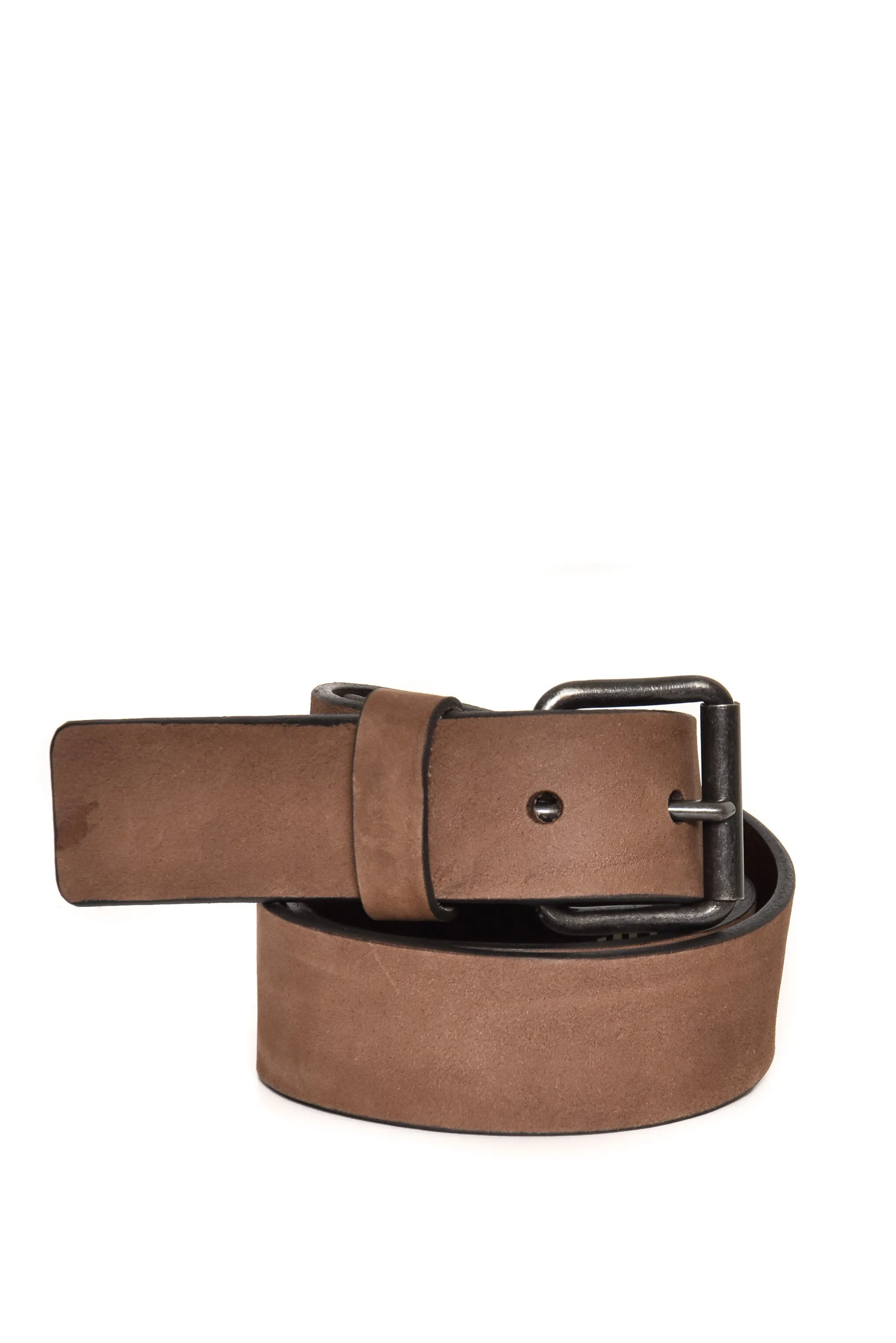 Themata Jean Belt nubuck brown