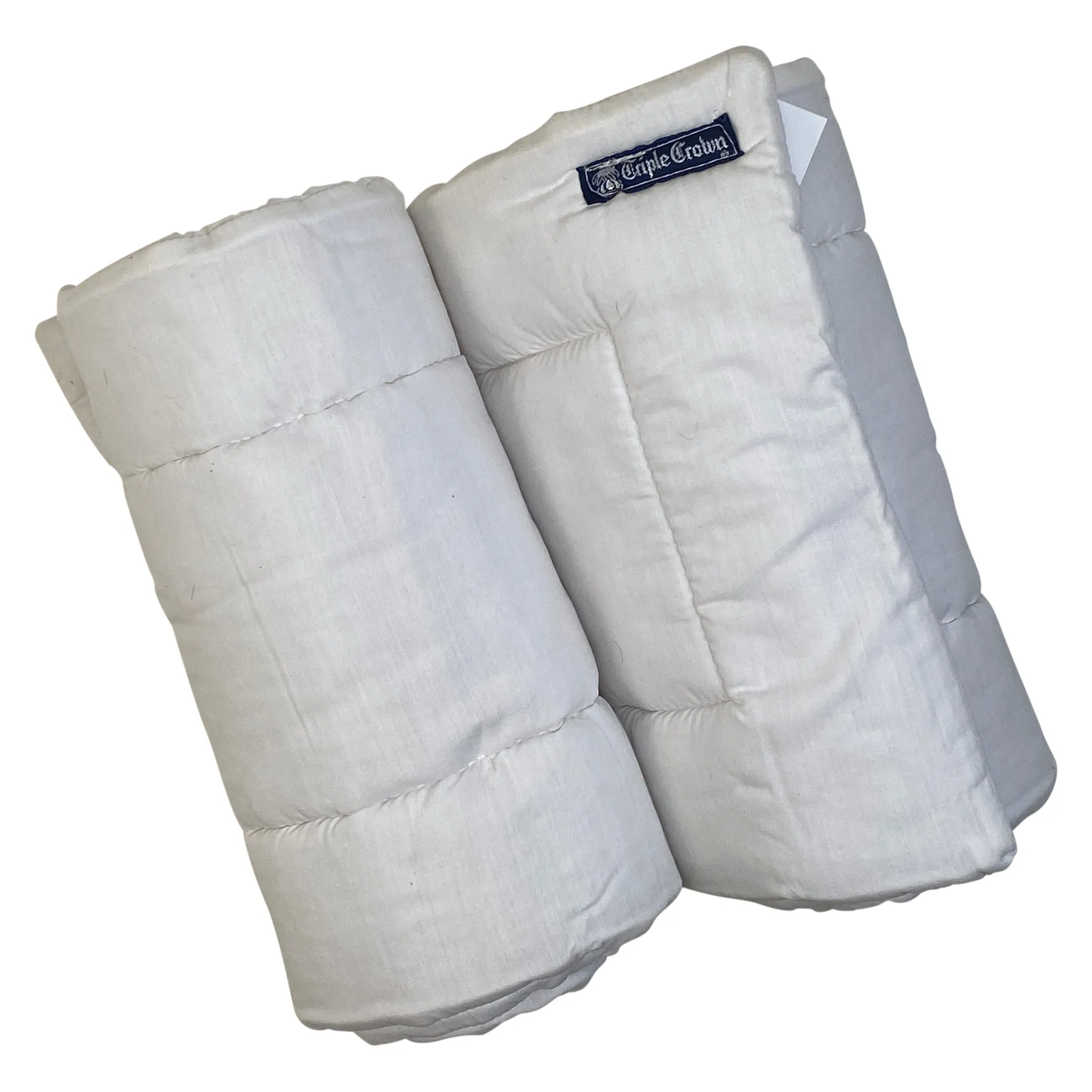 Triple Crown Pillow Wraps in White - 12