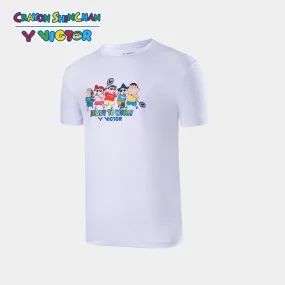 Victor X Crayon Shin-Chan Sports Shirt T-403CS A White UNISEX