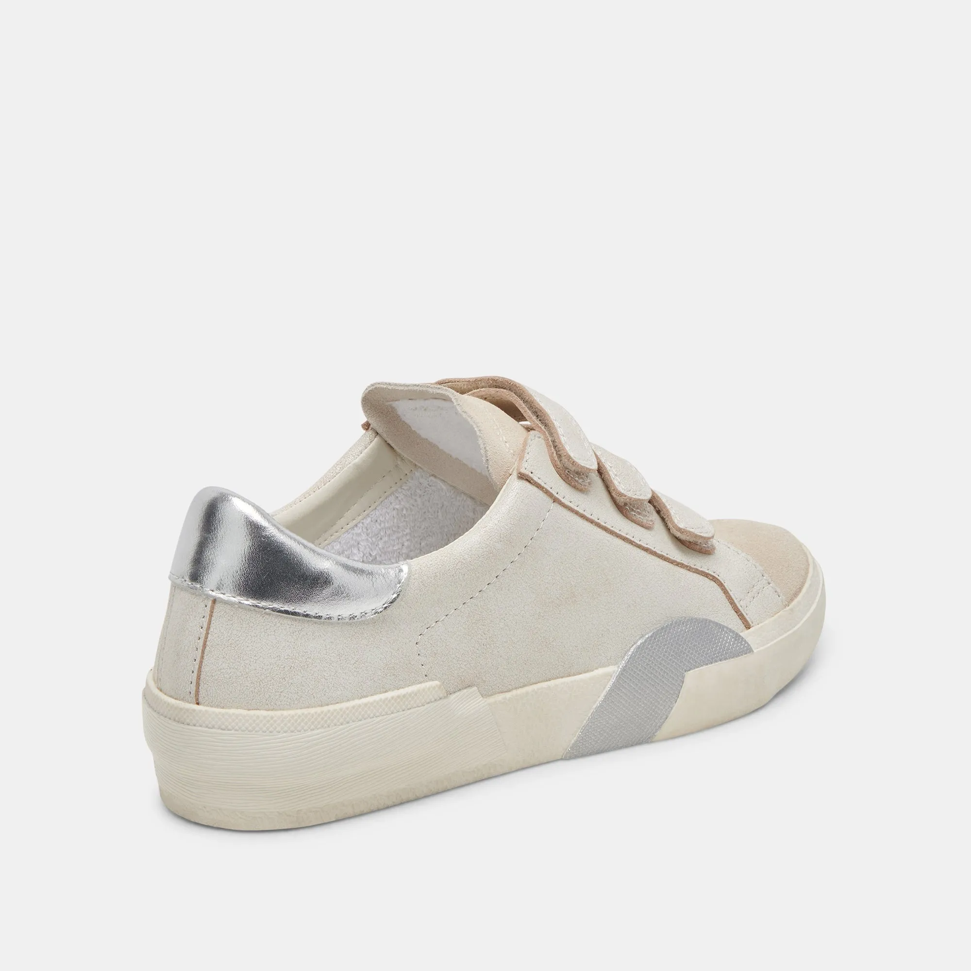 ZABOR SNEAKERS OFF WHITE DISTRESSED LEATHER