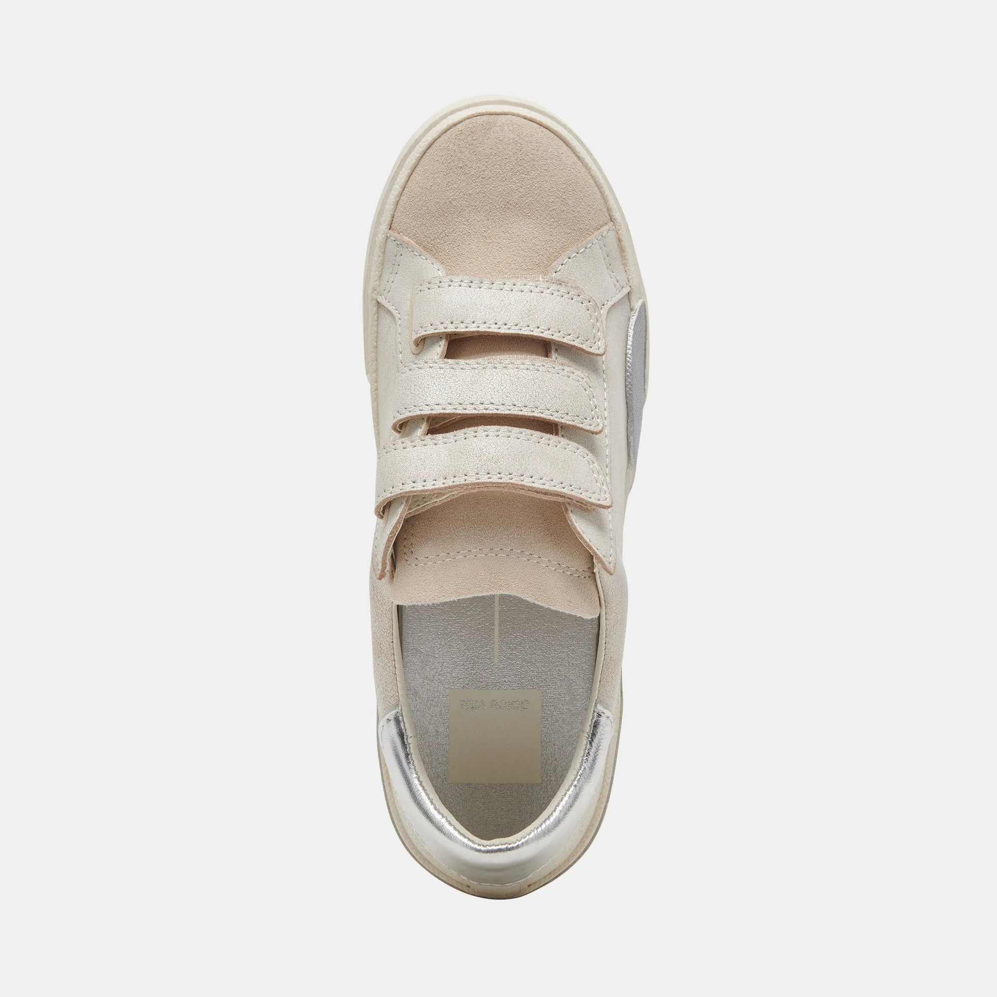 ZABOR SNEAKERS OFF WHITE DISTRESSED LEATHER