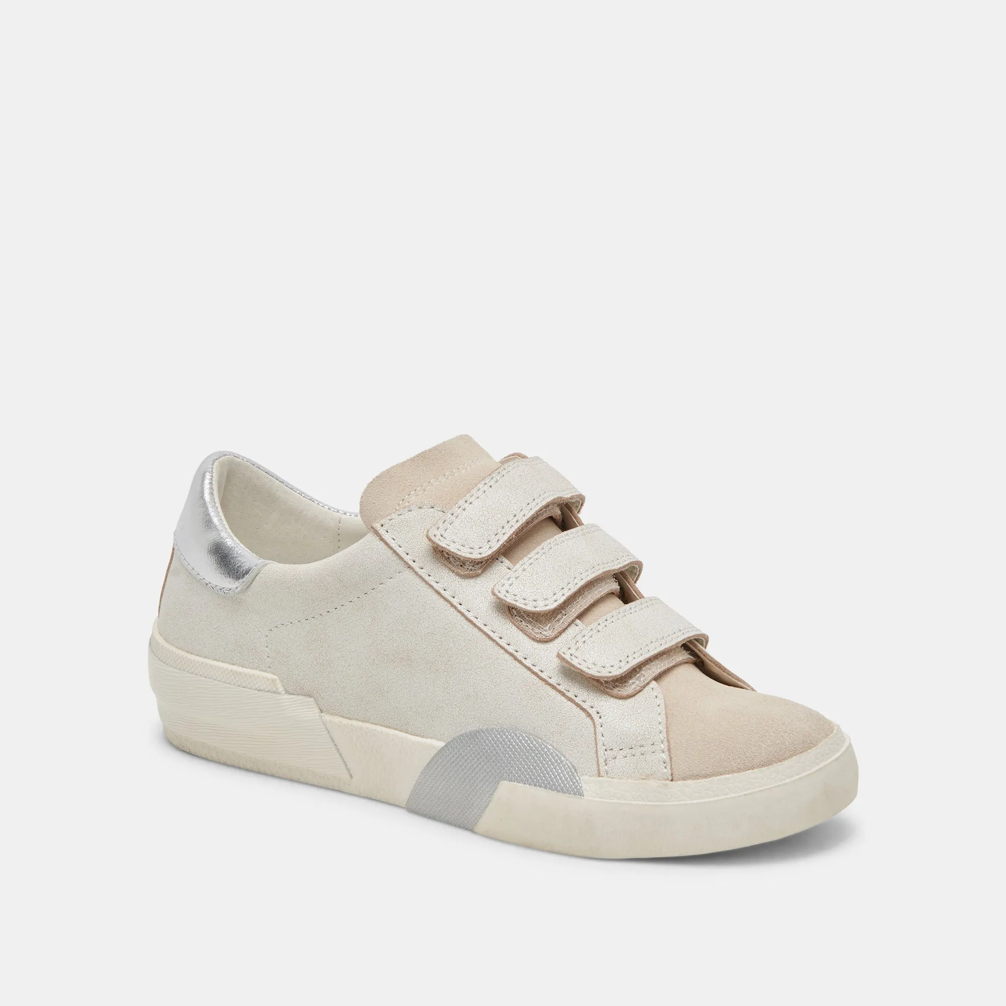 ZABOR SNEAKERS OFF WHITE DISTRESSED LEATHER