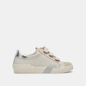 ZABOR SNEAKERS OFF WHITE DISTRESSED LEATHER