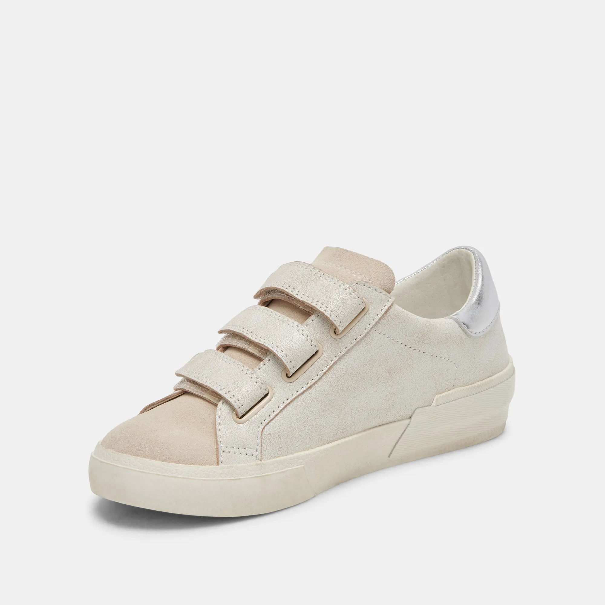 ZABOR SNEAKERS OFF WHITE DISTRESSED LEATHER