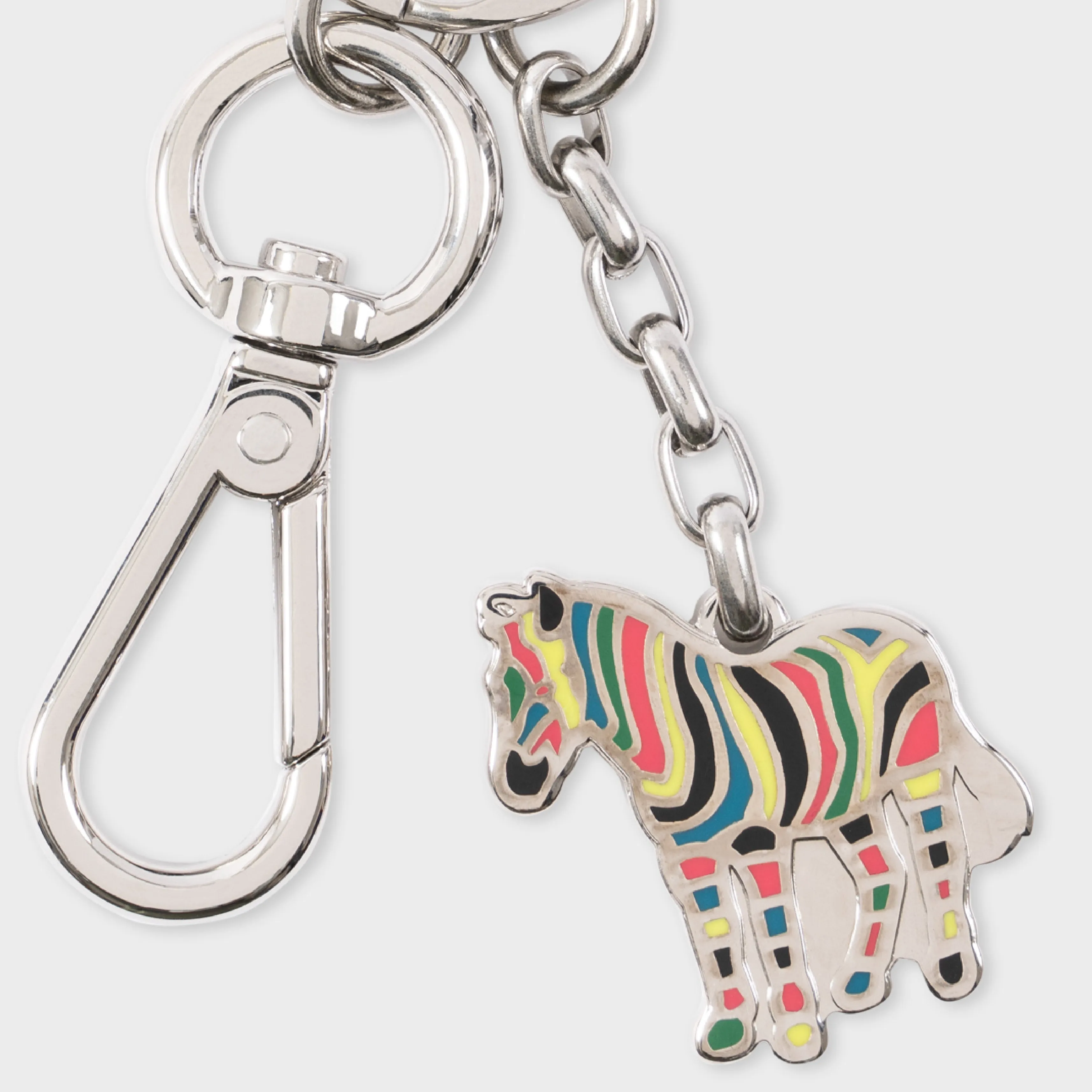 'Zebra Stripe' Keyring | Multicolour